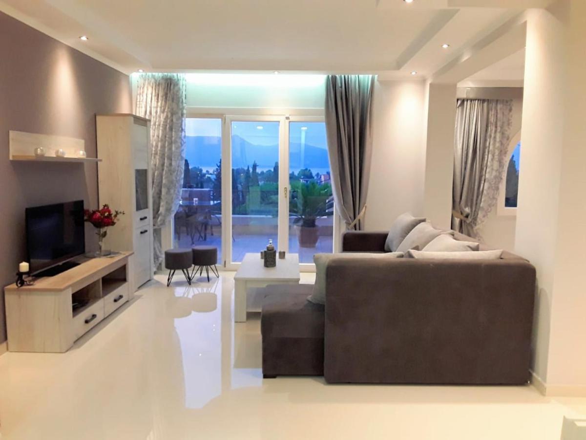 Sunshine Home 3 With Sea View Alepou Exterior photo