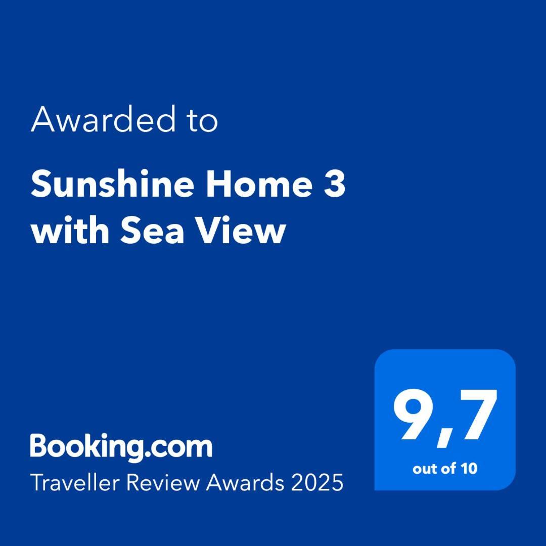 Sunshine Home 3 With Sea View Alepou Exterior photo