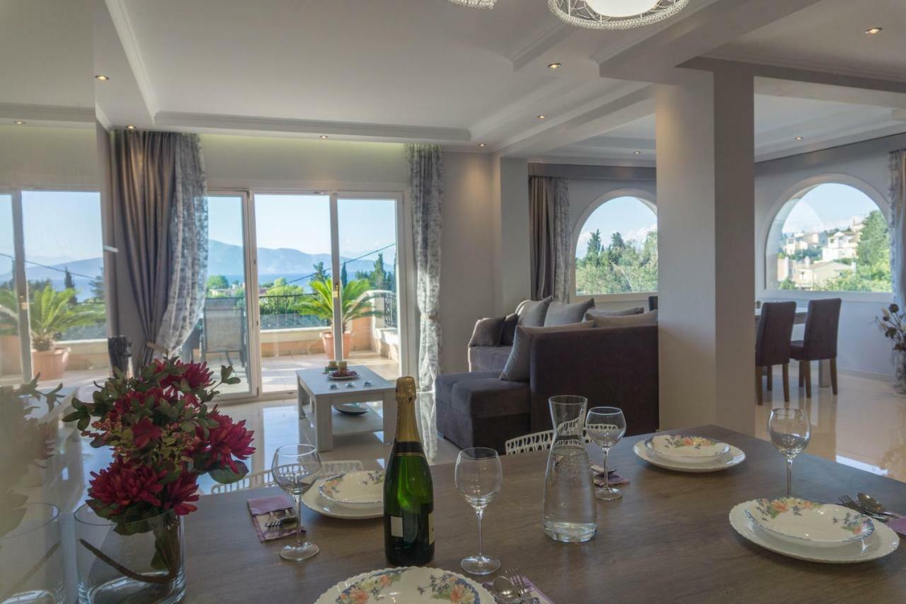 Sunshine Home 3 With Sea View Alepou Exterior photo